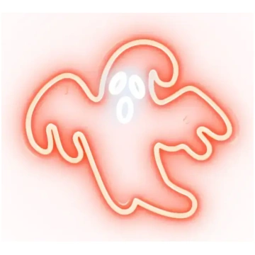 Neona PLEXI LED SCAARY GHOST sarkanā gaisma NNE15 