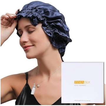 ZimaSilk 100% zīdkoka zīdkoka cepure sievietēm, ma