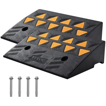 VEVOR VEVOR Rubber Curb Ramp 2 Pack, 5" Rise Heigh