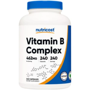 Vitamin B Complex 462 mg Nutricost 240 caps