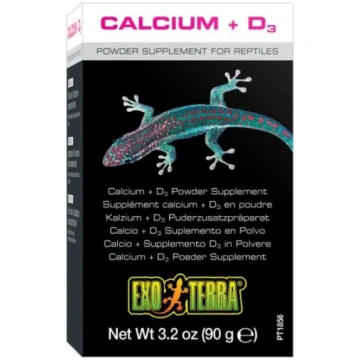 Exo Terra Calcium + D3 - kalcija pulveris