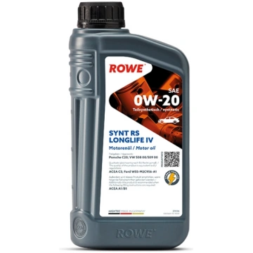 ROWE SYNT RS LONGLIFE IV SAE 0W-20 1L