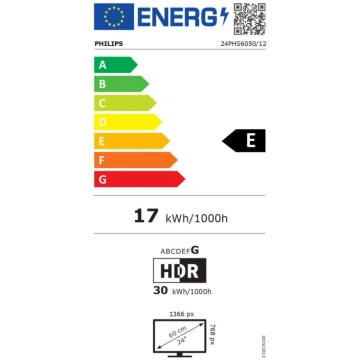 Philips 2K LED televizors 24PHS6050/12, 24, Titan 