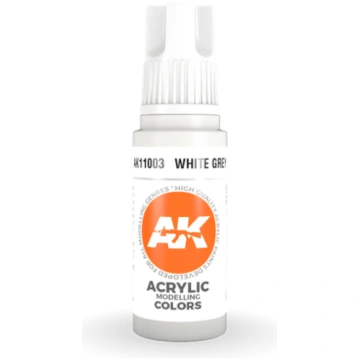 White Grey 17ml 3rd Gen Acrylics AK Interactive - 
