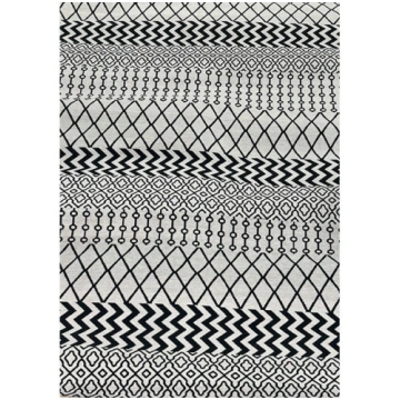 Dizaina paklājs Andas 45376331 balts, 240x320 cm