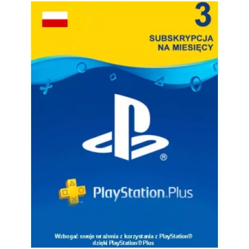 Polija PSN Plus 3 Mēnešu Abonements Sony