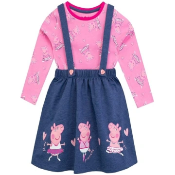 Peppa Pig meiteņu kombinezons ar krūšautiņu un top