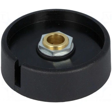 Knob | with pointer | polyamide | Øshaft: 8mm | Ø5