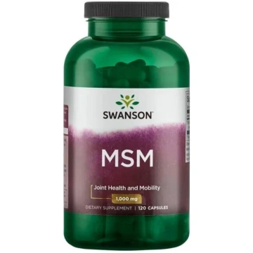 SWANSON MSM 1000 MG, 120 KAPSULAS