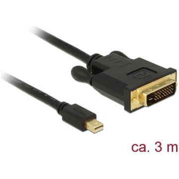 Delock Cable mini DisplayPort 1.1 male > DVI 24+1 
