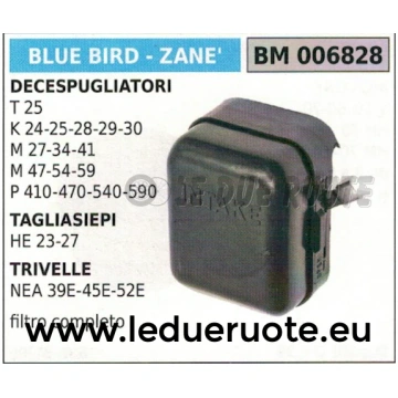 FILTRO ARIA COMPLETO DECESPUGLIATORE BLUE BIRD ZAN