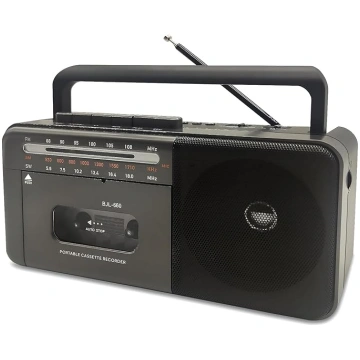 Kasešu atskaņotājs Bluetooth Boombox, magnetofons 