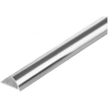 FLĪŽU LĪSTE METĀLA Ovāla 12MM, pulēts alumīnijs