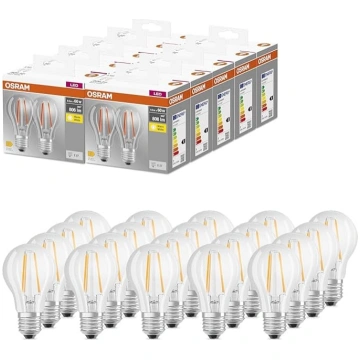 OSRAM BASE CLASSIC A FIL 60 LED spuldze ar E27 lig
