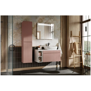 Vannas komplekts COMAD ICONIC ROSE, rozā