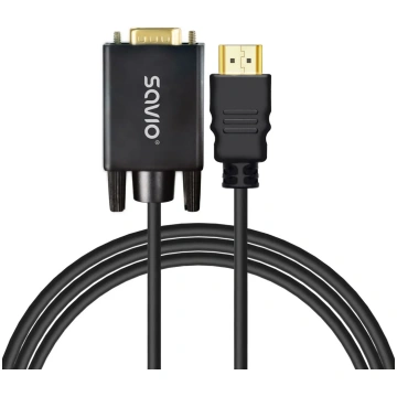Savio Cl-197 HDMI cable HDMI Type A (Standard) Bla