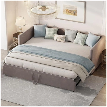 Day Bed Extendable 90/180 x 200 cm, Sofa Bed Uphol