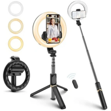 Selfiju kāts ("Selfie stick") Pašbilžu nūja ar gre