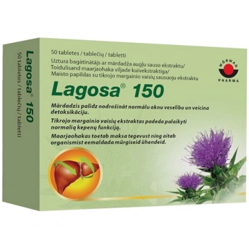 Uztura bagātinātājs Lagosa, 50tabletes