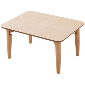 EMOOR Natural Wooden Folding Coffee Table Small Re