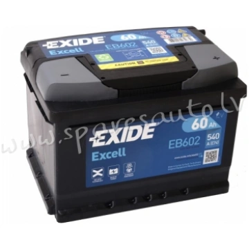 K-EB602 - Akumulators EXIDE EXCELL EB602 12V 60Ah 