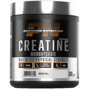 Premium Nutrition Creatine Monohydrate 300g