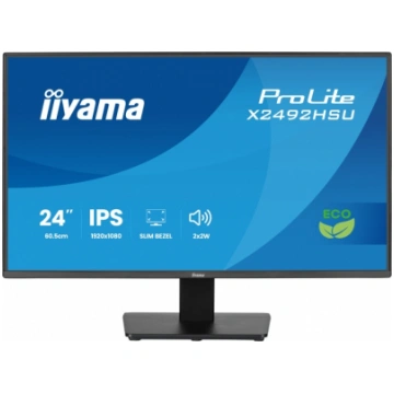 Iiyama ProLite X2492HSU-B1 Monitors 24"" IPS, FHD 