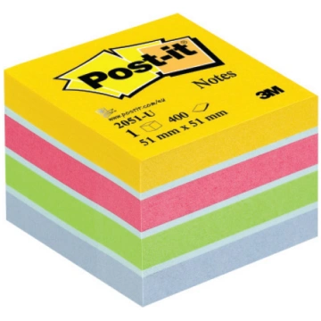 Piezīmju līmlapiņu MINI kubs POST-IT ULTRA 51x51mm