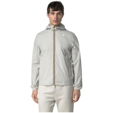 K-way Short Hooded Jacket Jack Stretch Nylon Jerse