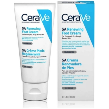 CeraVe SA Renewing Foot Cream atjaunojošs kāju krē