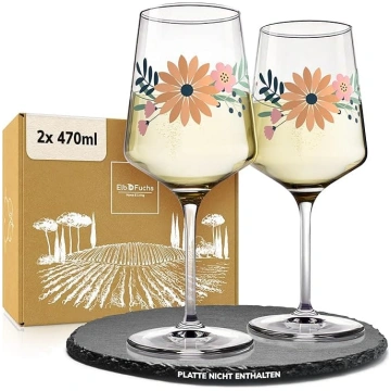 Aperitīvu glāzes (2 x 470 ml) Amber Bloom Series [