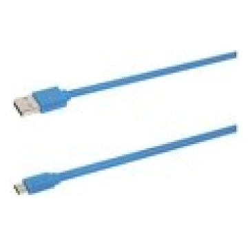 Tellur Data cable, USB to Micro USB, 1m blue