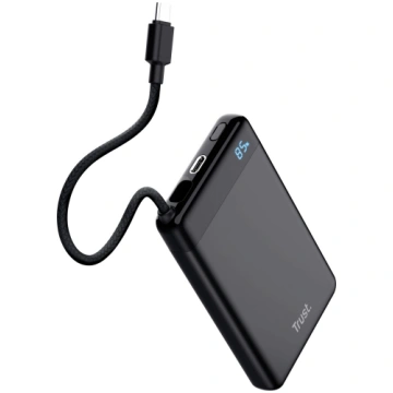 TRUST Powerbanka Fiera, 10000 mAh, S kabelem, 2x U