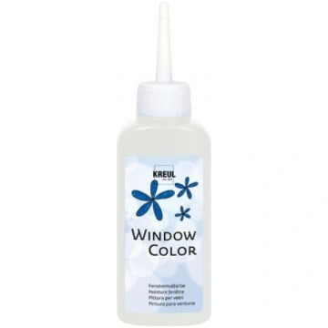 Stikla krāsa Kreul, Kontūra, balta 42775, 80 ml