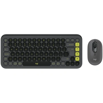 KEYBOARD +MOUSE COMBO POP ICON/GR/GREEN 920-013140