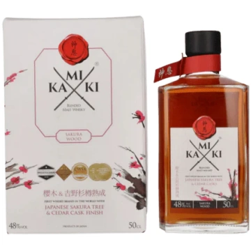 Viskijs Kamiki Sakura Wood Blended 0,5 l 48 %