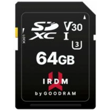 GoodRam Goodram IRDM MicroSDXC 64GB + Adapter