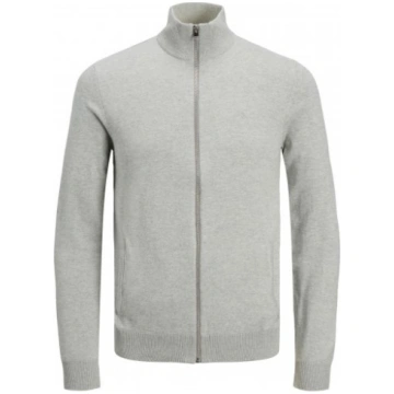 Jack & Jones JJEMIL Knit Turtle Zip Cardigan Light