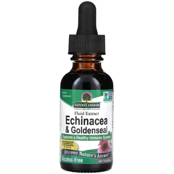Nature's Answer, Echinacea & Goldenseal, Alco