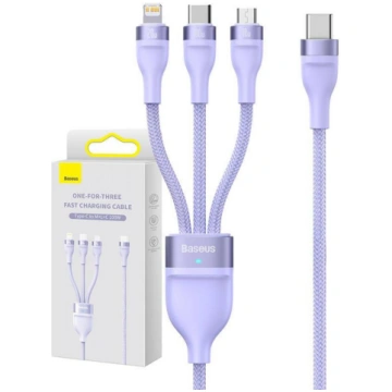 Baseus USB kabelis 3w1 Flash Series 2 CASS030205, 
