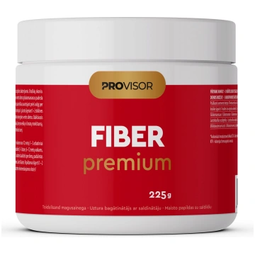 PROVISOR Fiber Premium pulveris ar zemeņu garšu, 2