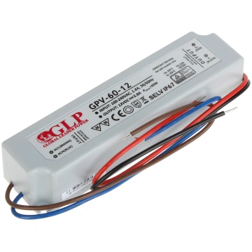 SLĒGIERĪCES ADAPTERIS 12V/5A/GPV