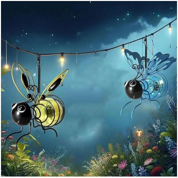 Saules enerģijas darbināma piekārāmā bišu lampa, m