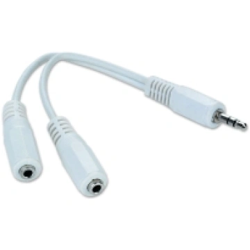 Kabelis Gembird 3.5 mm audio splitter cable, 10 cm