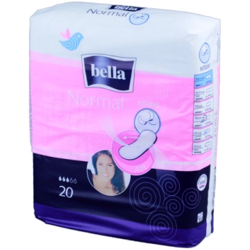 BELLA Normal White Soft higiēniskās paketes, 20 ga