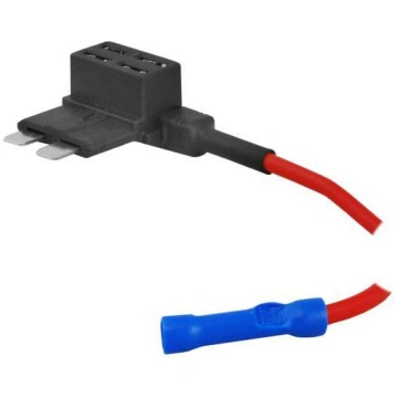 Automotive fuse adapter with additional fuse holde