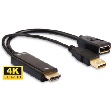 MicroConnect Adapter HDMI - Displayport M-F Active