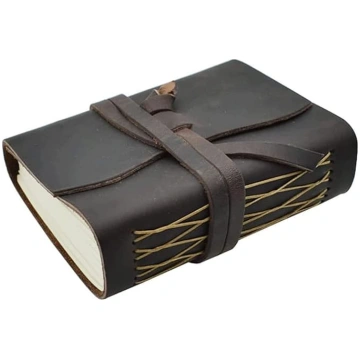 Pure Stitching Notebook Mini Handmade Journal Ādas