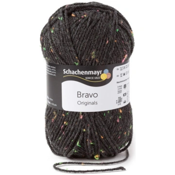 Schachenmayr Bravo Nr 08329 - antracīta neona tvīd