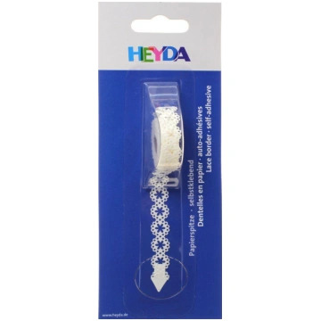Papīra mežģīne 10mm Ziedi - 204880088 Heyda